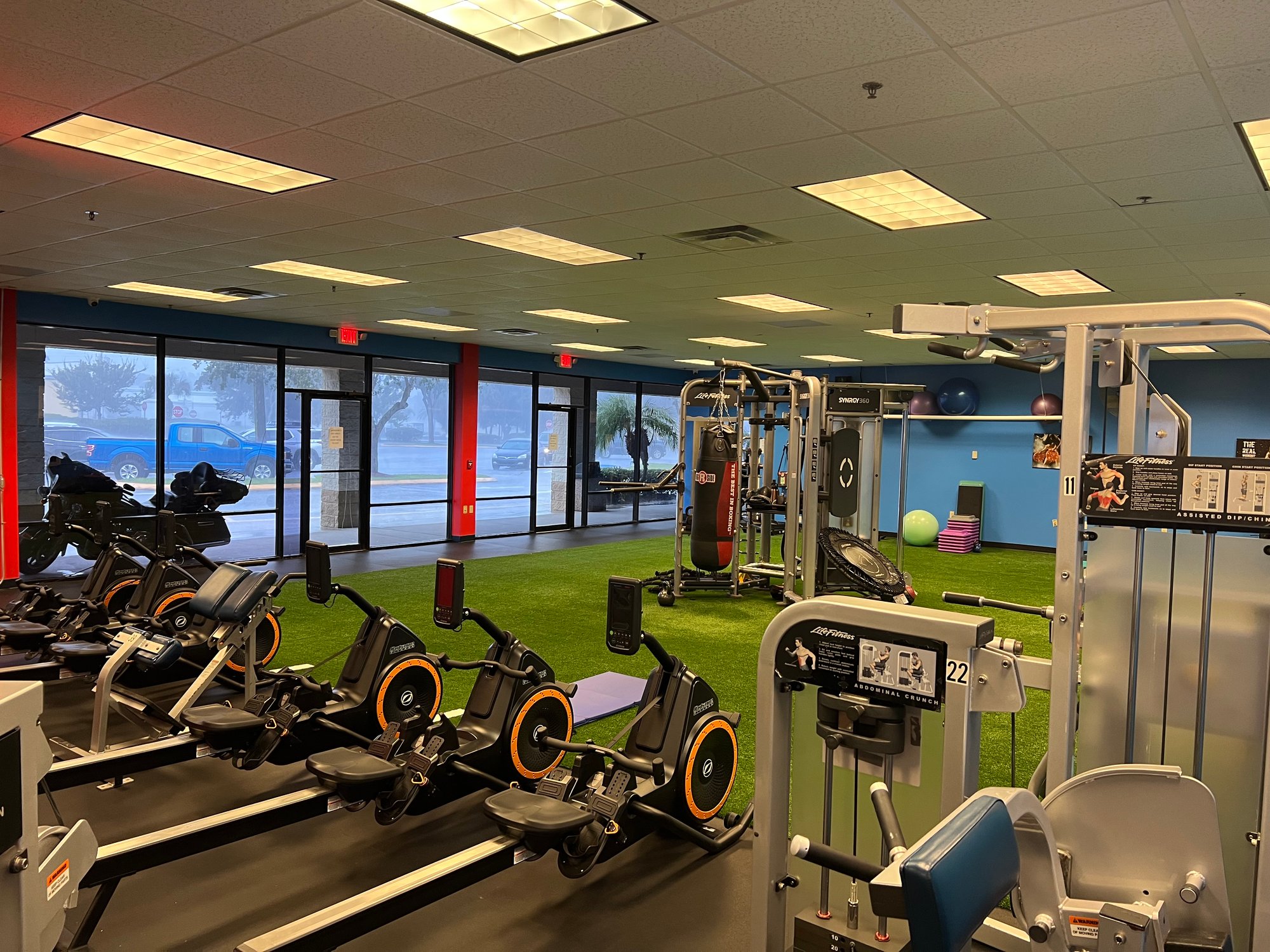 Rowing machines at Fitness Club on Merritt Island Gym